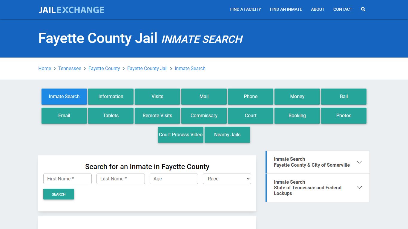 Fayette County Jail, TN Inmate Search: Roster & Mugshots